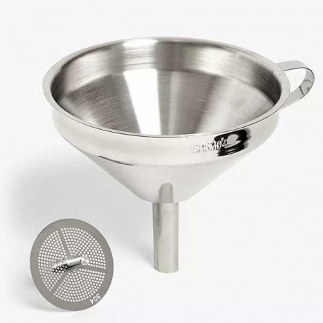 Funil Inox Filtar 12,9cm