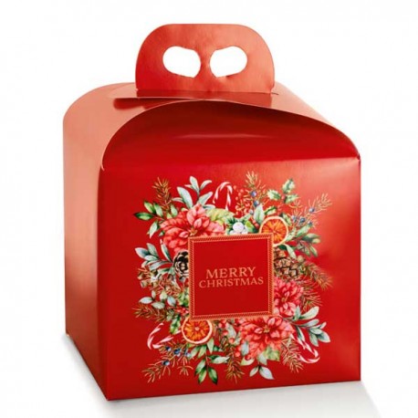 Caixa Vermelha Natal Panettone