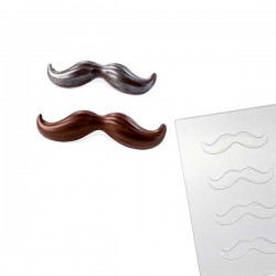 Molde Bigode Chocolate