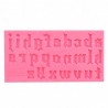 Molde Silicone Letras Minúsculas Mágico