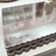 Base Prateada Quadrada para Bolos