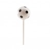 Topo de Bolo Bola Futebol 2,3x6cm