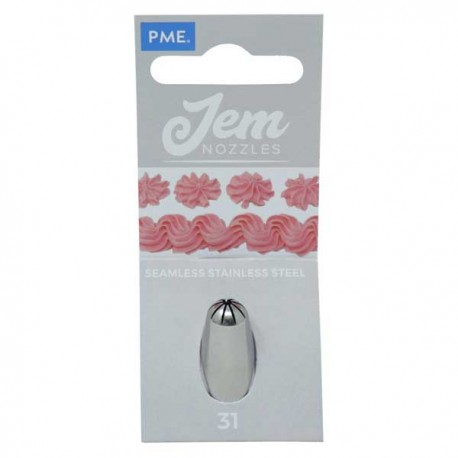 Boquilha Inox Estrela Fechada 31 JEM Pme Cake