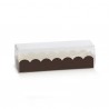 Caixa Transparente Base Castanha 16x5x5cm