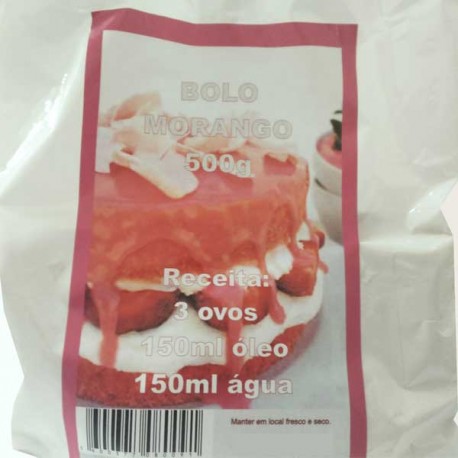 Preparado Bolo Morango 500g