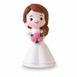 Topo de Bolo Açucar Feminino 6,8cm