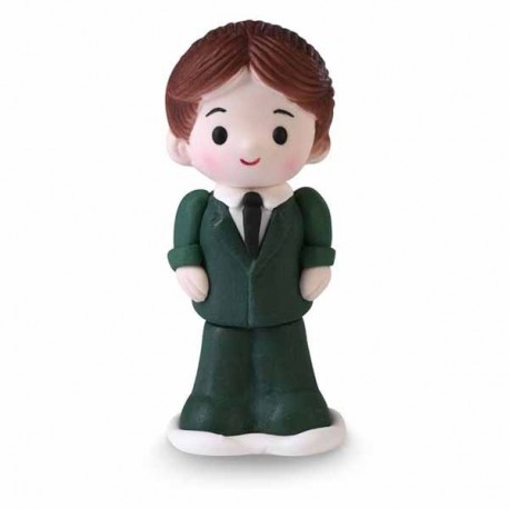 Topo de Bolo Açucar masculino 6,8cm