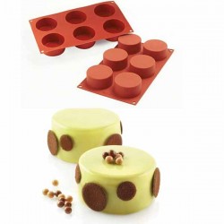 Molde Silicone Cilindros Silikomart