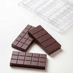 Molde Policarbonato Tablete Chocolate