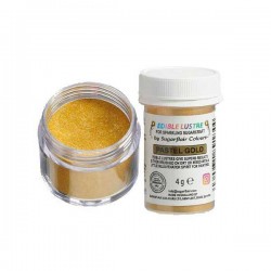 Corante Brilho Dourado Pastel | Sugarflair Edible Lustre Pastel Gold