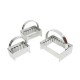 Cortante Rissois Retangulo Ondulados Inox 10cm