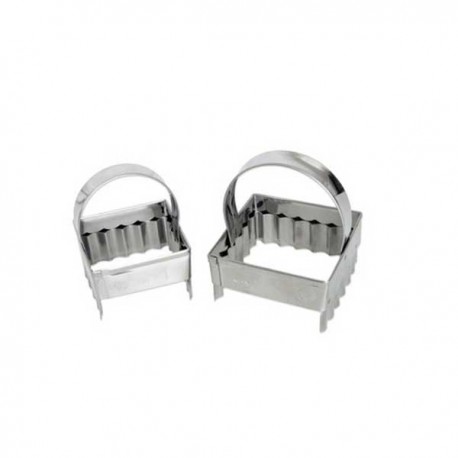 Cortante Rissóis Quadrados Inox 
