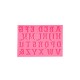 Molde Silicone Alfabeto