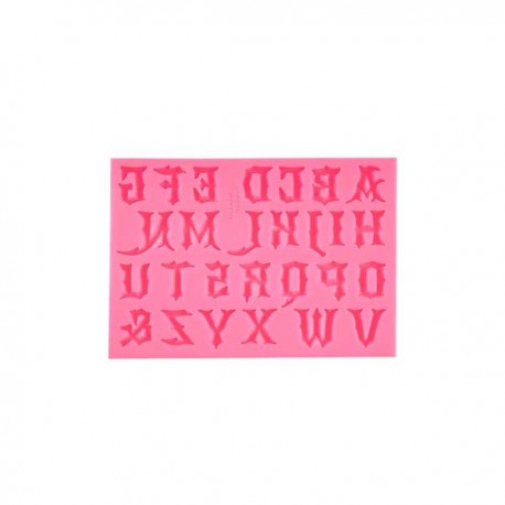 Molde Silicone Alfabeto