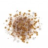 Sprinkles Mix Flocos de Neve e Estrelas Branco/Dourado 100g