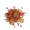 Sprinkles Mix Bengalas Vermelhas e Estrelas Douradas 100g