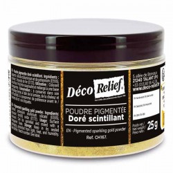 Corante pó Dourado Cintilante