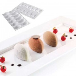 Molde Silicone Quenelle 24 Silikomart