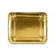 Travessa Cartão Dourada 34X42cm 7L