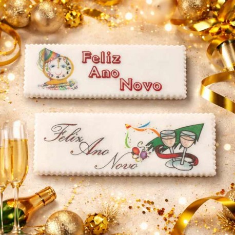 Placa de Hóstia Feliz Ano Novo Cx.50