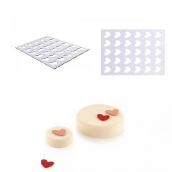 Molde Silicone Coração Chablon Heart Silikomart