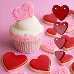  Kit Cortantes Coração Cj.4