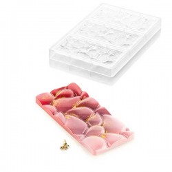 Molde Tritan Tablete Chocolate Goccia T Silikomart