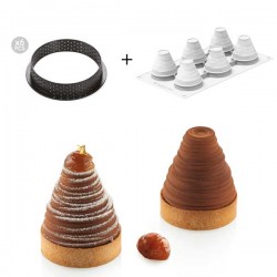 Kit Tarte Ring Albia Ø 70 mm Silikomart