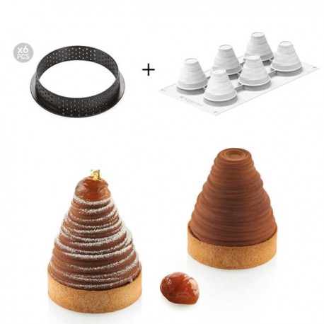 Kit Tarte Ring Albia Ø 70 mm Silikomart