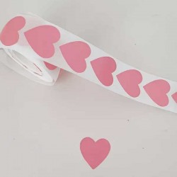 Etiqueta Coração 2,5cm emb.25