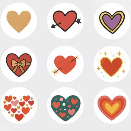 Etiqueta Coração