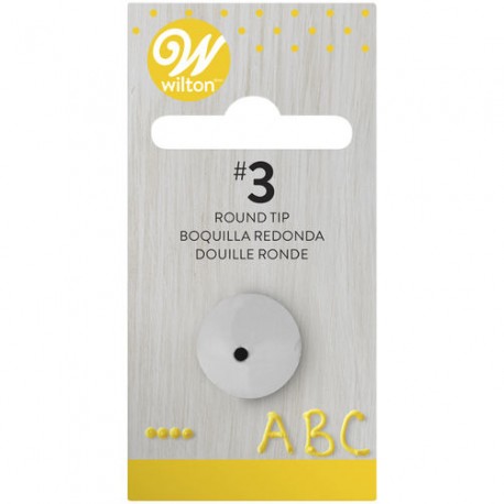 Boquilha Redonda Nº3 Wilton