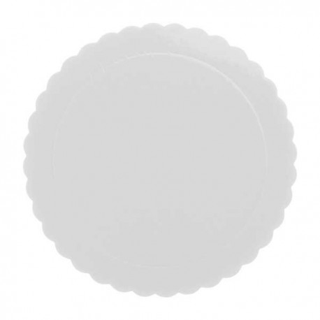 Base Disco Branco para Bolos 