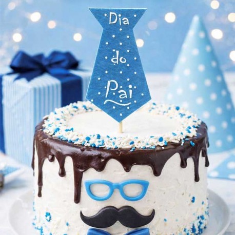 Topo de Bolo Feliz Dia do Pai