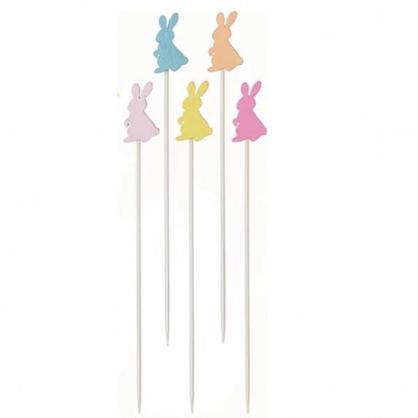 Palitos Decorativos Coelho Páscoa
