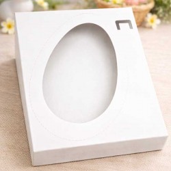 Base Ovo Colher 17x15x2,5cm| Meio Ovo Chocolate