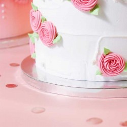 Base para Bolos Prateada