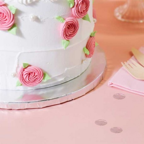 Base para Bolos Prateada