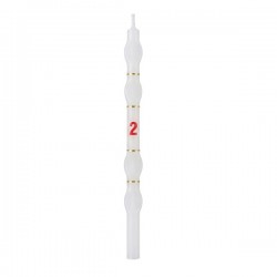 Velas Brancas com Numero - Cx.18