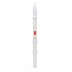 Velas Brancas com Numero - Cx.18