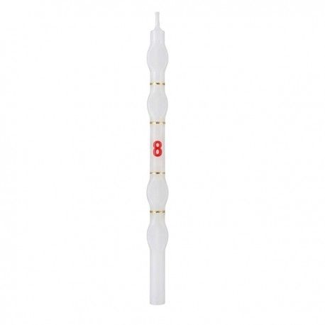 Velas Brancas com Numero - Cx.18