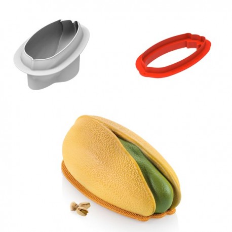 Molde Silicone Pistache + Cortante Silikomart