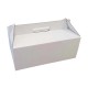 Caixa Branca Pastelaria com Pega 32x21,5x12,5cm