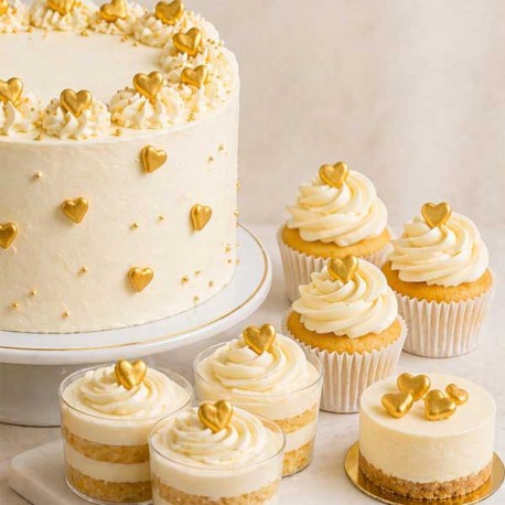 Sprinkles Corações Dourados 80g