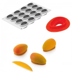 Molde Silicone Manga 30 + Cortante Silikomart