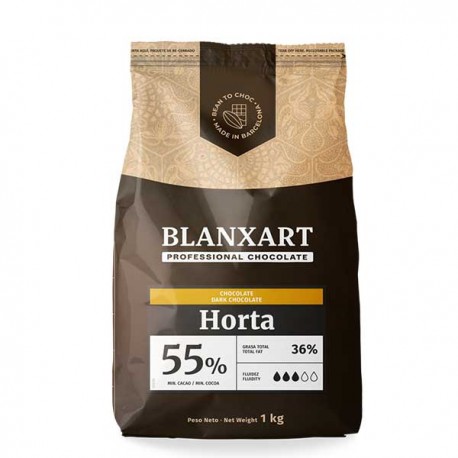 Chocolate Negro Horta 55% Blanxart 1Kg
