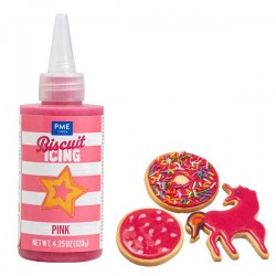 Royal Icing Rosa Pronto a usar 120g