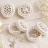 Caixa Crochet Oval e Dezena com Cálice