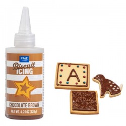Royal Icing Castanho Choc Pronto a usar 120g