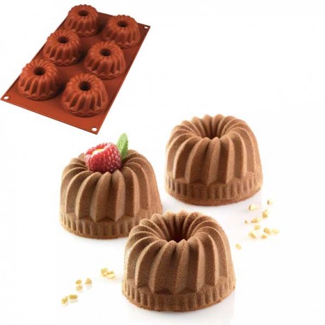 Molde Silicone Gugelhopf 7,5cm Silikomart